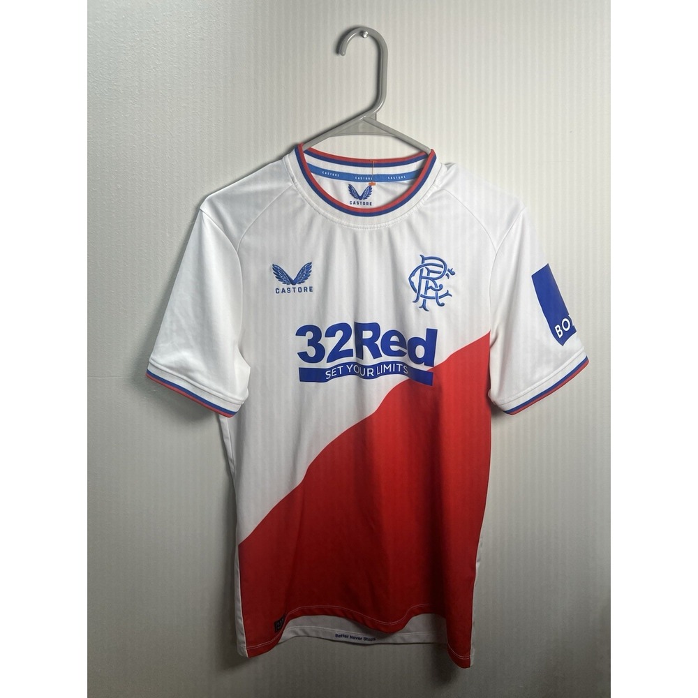 #E194 Castore Glasgow Rangers FC  Football Soccer Jersey Size Medium